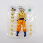 16CM Dragon Ball Super Son Goku Vegeta Gogeta Tegevuskuju Kuju M&auml;nguasjad Liigendliigutatav Nukk S&uuml;nnip&auml;evakingitus beige