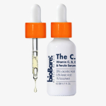 Vitamin CBE und Ferula-Serum f  r das Gesicht von BioBare | 20 % reines Vitamin CW/Hyalurons  ure | Hilft, die Haut jung, feucht, strahlend und leu