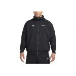 Nike Sportswear Windrunner Niiskust Imav Mugav Kapuutsiga Jakk Meeste Jakk Must HF7820-010 S