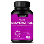 C-vitamiin 120 mg, 99% puhas trans-resveratroli ekstrakt 500 mg, 120 kapslit pudelis 120 Capsules black