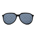 Louis Vuitton Mix It Up &uuml;mmarguse logoga p&auml;ikeseprillid Meeste p&auml;ikeseprillid Must Z1877U Gray,F