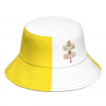 Vatikani linriik Kalurim&uuml;tsid Eritellimusel Valmistatud Nimi Meeskonna Logo &Auml;mberm&uuml;ts Vat Riik Reisimine Ladina Rahvas Vaticano Lipp Peakate