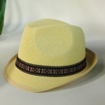 Meeste suvine &otilde;lgfedora Hingav rannap&auml;evitusm&uuml;ts K&auml;sitsi kootud &otilde;lg Panama m&uuml;ts Vintage prantsuse Trilby stiilis Kuuba reisim&uuml;ts M 56-58