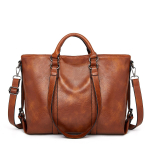 Naiste moodne pehme nahast suure mahutavusega kott &Uuml;he &otilde;la k&auml;ekott Retro postikoti stiilis kott 39cm*12cm*27cm