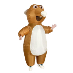 Armas t&auml;ispuhutav hiirekost&uuml;&uuml;m Halloweeni ja j&otilde;uludeks - T&auml;iskasvanute cosplay ja esinemisriietus Adult 155-190cm brown