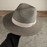 XL Suur Suurus 63CM Suvine Rannakootud P&auml;ikesem&uuml;tsid Mehed Naised Suur Suurus Jazz UV UPF 50+ P&auml;ikesekaitse Reisi Panama Strohm&uuml;tsid Unisex M55-58cm hall v&auml;rv