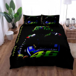 3D Prinditud Moto R-Rossi 46 Tekikott Padjap&uuml;&uuml;r Voodipesukomplekt &Uuml;heinimese T&auml;iskasvanu King Lastele T&auml;iskasvanute Magamistuba 135x200cm