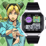 JOJO Bizarre Adventure &Otilde;pilase Kell Lastele P&otilde;hikooli &Otilde;pilane Elektrooniline Kell &Auml;ratuskell Kronograaf K&auml;ekell Ins