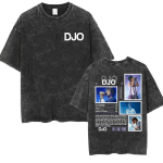 Djo Back on You Maailmatuur 2026 Vintage Pesuga T-s&auml;rgid Joe Keery Thecrux Uute F&auml;nnide Kingitus T-s&auml;rgid Mehed Naised Hip Hop &Uuml;legabariidiline T-s&auml;rk L mitmev&auml;rviline