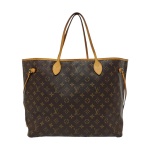 [Kasutatud] Neverfull GM Classic Monogram Kattega L&otilde;uend Nahkdetailidega K&auml;ekott - M&otilde;&otilde;dukas #VUJS8F ONE SIZE