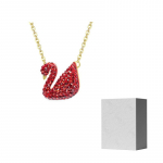 Swarovski Luige Faux Kristallkivist Kaelaehted Naistele F-Camellia Gift Box punane