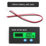 12V 24V 36V 48V 60V 72V Aku indikaator Voltimeeter Liitium- ja happeaku pinge tester J&auml;relej&auml;&auml;nud aku n&auml;idik D red