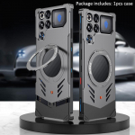 Alumiiniumisulamist jahutav soojuseraldusmetallist magnetiline &uuml;mbris ZTE Nubia RedMagic 11 Pro / Red Magic 11 Pro+ jaoks, p&otilde;rutuskindel aluminum&ZTE nubia RedMagic 11 Pro hall v&auml;rv