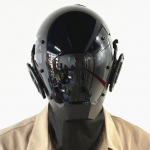 Mitme stiiliga toru-dreadlocks K&uuml;borgimask Cosplay Shinobi mask Eri&uuml;ksuste samuraimaskid Kolmnurkne projekt El LED-valgustiga