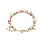 Swarovski Gema segal&otilde;ikega Ambilight kaelakee naistele mitmev&auml;rviline 5649008 pruun
