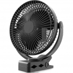 KOONIE 10000mAh Laetav kaasaskantav ventilaator, 8-tollise akutoitega kinnitatav ventilaator, USB-ventilaator, 4 kiirust, tugev &otilde;huvool, tugev klamber kontorilaua golfi C jaoks