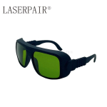 755nm OD5+ 808nm OD6+ 1064nm OD 7+ Diood ND:YAG-laseriga kombineeritud kaitseprillid (Green,safety glasses) roheline