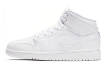 Jordan 1 Mid Triple White 2019 GS 554725-129 38.5