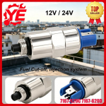 12V 24V K&uuml;tuse seiskamis solenoidklapp 7167-620C 7167-620D 7185-900T Delphi Lucas Cav K&uuml;tuse v&auml;ljal&uuml;litus, Sissepritse s&uuml;steem 26420472 471 jaoks 24V