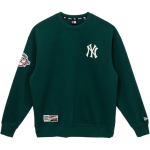 New Era MLB New York Yankees logo prindiga &uuml;mar kaelus lahtine pikkade varrukatega Ameerika dressipluus Meeste dressipluus Roheline 13546467 M black