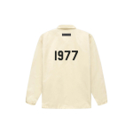 Fear of God Essentials 1977 Seeria FW22 Nailonist treeningjakk &uuml;hev&auml;rvilise logoga ja tuulekindlate n&ouml;&ouml;pidega Unisex &Uuml;ler&otilde;ivad Munakoore-Valge FOG-FW22-622 XS white