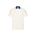 GUCCI Polo s&auml;rk Meeste Elevandiluu Valge 598949-XJB0Q-9247 XXL-No Original Gift Bag Or Gift Box valge