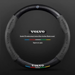 Volvo XC40 XC60 XC70 XC90 C30 C70 S40 S60 S80 S90 V40 V50 V60 V70 V90 S&uuml;sinikkiust Suede Auto Roolikate Tarvikud CN5 black