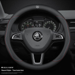Auto Nahast Roolikate Libisemisvastased Tarvikud Skoda Yeti Kamiq Kodiaq Karoq Octavia Fabia Rapid Vrs Superb A4 Scala ulsh63 jaoks