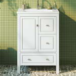 62*47*90cm, Vabaltseisev vannitoa valamukapp, Keraamiline valamu, Lakitud pind, Suur hoiuruum, Vaikselt liuglevad sahtlid, Pehmelt sulguvad hinged, Valge. 62 x 47 x 90 cm valge