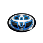 Peegelpinnaga Esiv&otilde;re Logo Embleem teravate kinnitustega TOYOTA COROLLA 16-19 Highlander 16-19 RAV4, AVALON 15-18 C-HR 17-19 Embleemidele with sharp pins black