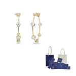 Swarovski Kuldse tooniga kaetud k&otilde;rvar&otilde;ngad Naistele Valge 5622722 F-Original Brand Box And Bag valge