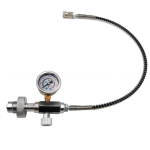 1 tk &Otilde;hksukeldumine Din G5/8 &Uuml;hendus T&auml;itejaam T&auml;itmine Laadimisadapter Klapp Hpa 6000Psi/400Bar Roostevaba Teras 50cm Voolikuga A
