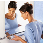 Peegelseinakleebis Ristk&uuml;lik isekleepuv ruumikaunistus S