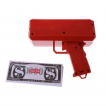 Make It Rain Money Launch Gun 100 tk sularahaheitja peom&auml;ng Tpy 2 v&auml;rvi punane