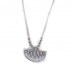 Les Tr&eacute;sors De Lily [N8840] - Collier 'Kilimanjaro' argent&eacute; h&otilde;be