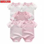 Vasts&uuml;ndinud poisi t&uuml;druku riided Kiddiezoom puuvillane O-kaelusega l&uuml;hikeste varrukatega beebide bodid ja kombinesoonid riided 6M