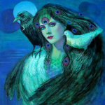 teemantmaal 5D isetegemise linnu ja jumalanna kodukaunistused rippuv maal ristpistes 30x30CM