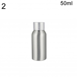 Roostekindel alumiiniumist kosmeetiline emulsioonpudel, mis sobib losjooni tooneri kalastustoidu jaoks 50ml