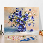 K&auml;sitsi maalitud digitaalne &otilde;limaal DIY maalimine numbrite j&auml;rgi &otilde;limaal L&otilde;uend Kodukaunistus 40x50cm no frame