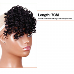 MISS WIG Edge Parukas naistele s&uuml;nteetiline kunstlik l&uuml;hike juuksen&otilde;el tukk Juuksepikendust&uuml;kk Imelik lokkis loomulik juuksepikendus