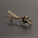 Vasest mantis miniatuurne ornament tee Lemmikloom Antiikne soliidne putukakujuline kirjutuslaud Lauakaunistus K&auml;sit&ouml;&ouml;tarvikud Vintage lillepoti sisekujundus