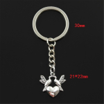 Mood Suudlevad Tuvid Linnud S&uuml;da 21x22mm ripats 30mm v&otilde;tmehoidja Meeste Auto Kingitus Suveniirid V&otilde;tmehoidja h&otilde;be