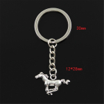 Moodne v&otilde;tmehoidja 12x28mm Jooksev Hobuse Ratas H&otilde;beda v&auml;rvi ripatsid DIY Meeste Ehted Auto V&otilde;tmehoidja S&otilde;rmuse hoidja Suveniir kingituseks h&otilde;be