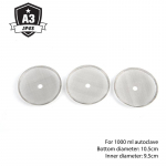 3 tk korduvkasutatav roostevabast terasest prantsuse press kohvimasin eemaldatav v&otilde;rkfilter 1000ml