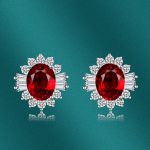 SACE GEMS Klassikaline vasesulamist tsirkoon K&otilde;rvar&otilde;ngad Naiste Ehted Pulmalubadus Peokink roosa