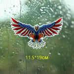 Tri Mishki WCS758 11,5*19cm 14*23cm ameerika lipu kaljukotka autokleebis PVC v&auml;rvikas Kleebised Mootorrattatarvikute kleebis