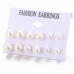 17KM Boheemian Geometric Simple Pearl Crystal Stud k&otilde;rvar&otilde;ngad naistele Moet&auml;he madu s&uuml;damega k&otilde;rvar&otilde;ngad 2021 trendiehted