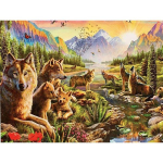 Teemantmaaling Hunt Loom t&auml;isruudukujuline &uuml;mmargune teemanttikandid p&auml;ikeseloojang 5D DIY mosaiik talvine n&auml;put&ouml;&ouml; k&auml;sit&ouml;&ouml; Full Round 20x25CM