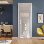 Isekleepuvad uksekleebised 3D tapeet Vin&uuml;&uuml;l eemaldatavad veekindlad seinamaalingud siseuste jaoks kodukontori kaunistamiseks 77x200cm