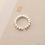 ANENJERY geomeetriline helmes&otilde;rmus naistele, lihtsa v&auml;rviga reguleeritava nimetiss&otilde;rmega bague femme anel anillos Resizable h&otilde;be